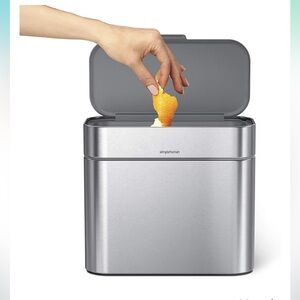 Simplehuman Brushed Steel Compost Caddy/Bin